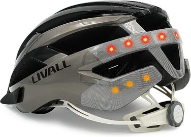 Смарт велосипедний шолом Livall MT1 Neo з LED підсвіткою, SOS-оповіщенням, мультимедійною системою та гучним зв'язком