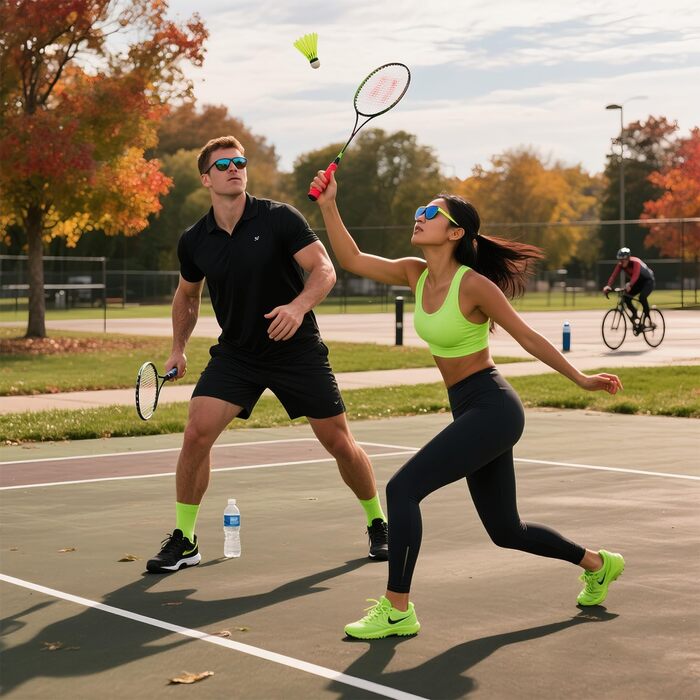 Набір для бадмінтону FYSL 12 штук: міцні нейлонові волани для гри на вулиці, тренувань та відпочинку