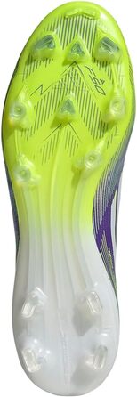Кросівки футбольні adidas F50 Pro Firm Ground (46 EU, Purple Rush Cloud White Lucid Lemon)