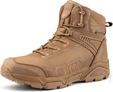 Чоловічі туристичні черевики FREE SOLDIER, водонепроникні, дихаючі, низькі (40 EU, вовчий колір)