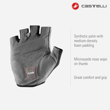 Чоловічі велосипедні рукавички CASTELLI Entrata V, чорні