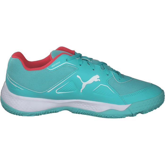 Дитячі кросівки PUMA Solarflash Jr для легкої атлетики (37 EU, Elektro Aqua Sunblaze Puma White)