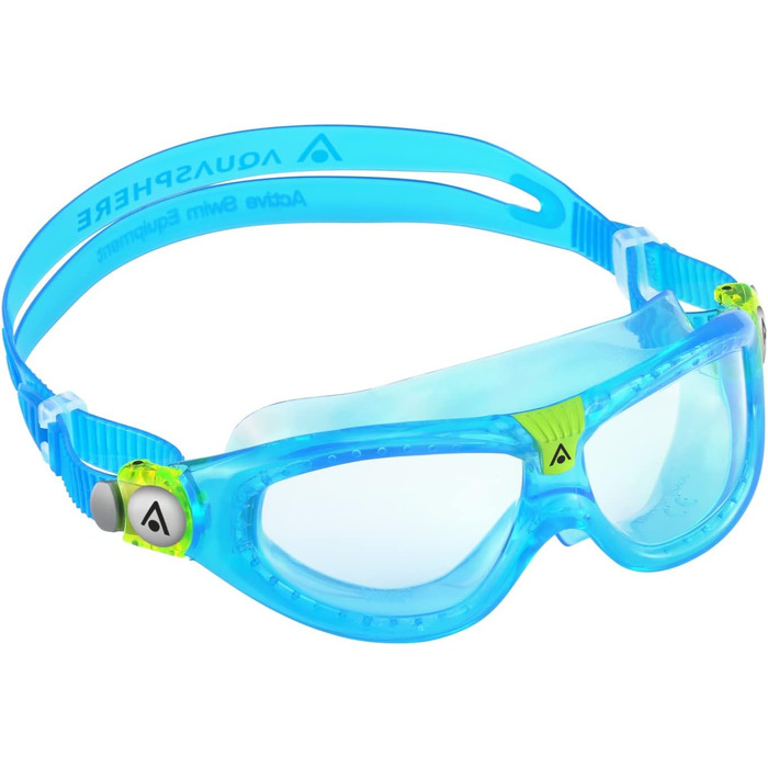 Дитяча плавальна маска Aqua Sphere Seal Kid 2 з прозорими лінзами, бірюзова