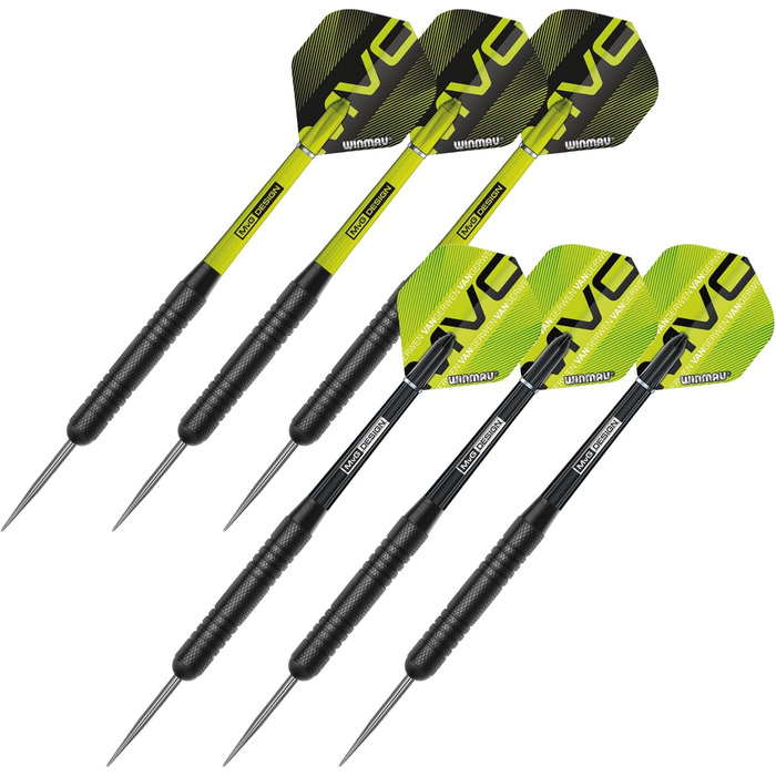 Дартс-набір WINMAU Michael Van Gerwen MvG: мішень, шафа, окантовка, дротики та аксесуари