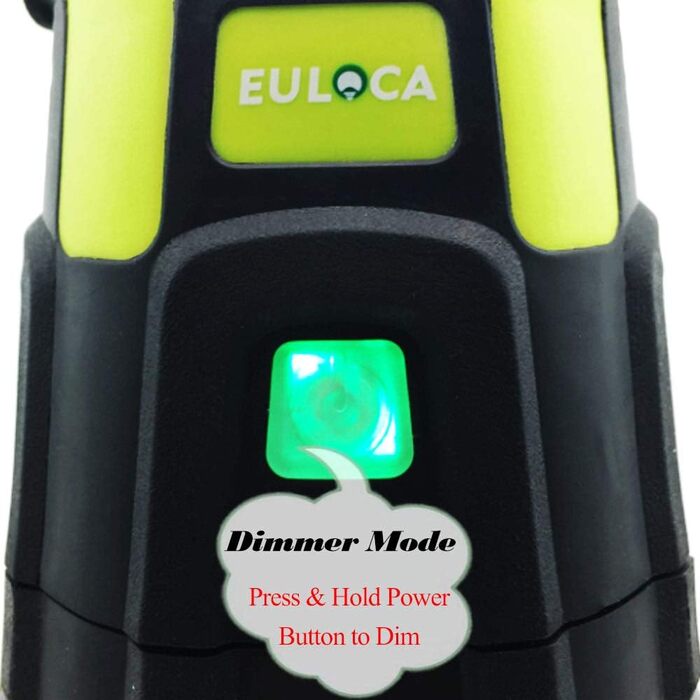 Кемпінгова лампа EULOCA 1200LM з LED CREE, перезаряджувана, водонепроникна, з Powerbank 4400mAh, 4 режими яскравості, 10W, для кемпінгу, походів, надзвичайних ситуацій