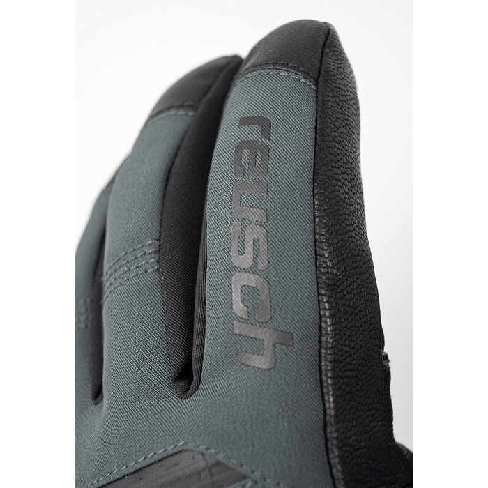 Лижні рукавички Reusch Down Spirit Gore-Tex, пухові, водонепроникні, дихаючі, дуже теплі, сірі/чорні, розмір 7