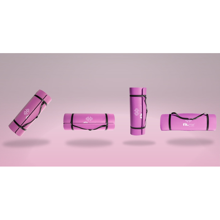 Килимок для фітнесу Fit.Me, 182 см x 60 см, рожевий