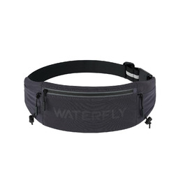 Поясна сумка для бігу WATERFLY: тримач для телефону, поясна сумка для джогінгу (чоловіча/жіноча), три відділення, для марафону та тріатлону, темно-сіра