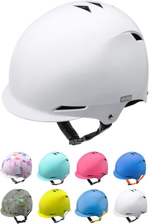 Дитячий велосипедний шолом meteor® BMX, для самокату, роликів, скейтборду, розмір M (52-56 см), синій