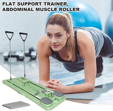 Тренажер для планки та преса Plank Trainer – універсальний фітнес-тренажер для віджимань, пілатесу, зміцнення м'язів сідниць, спини та балансу, для домашнього використання