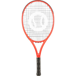 Дитяча тенісна ракетка Racket Roots RR Junior 25, композит графіт/скловолокно, 240г, оранжева, натягнута, розмір ручки 1