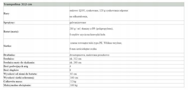 Батут із сіткою Jumpi 312 см FT 10 (304-312 см)