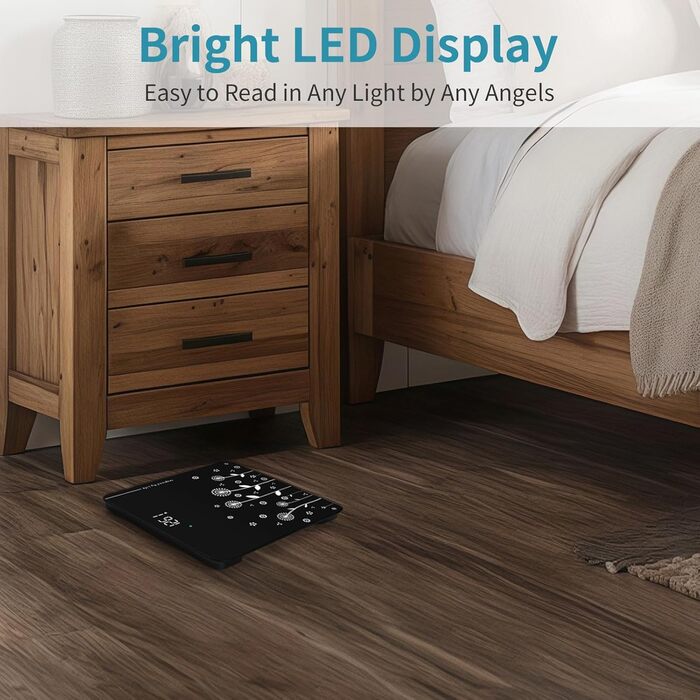 Ваги Vitafit для людей: цифрові, точні, до 182 кг, чорні