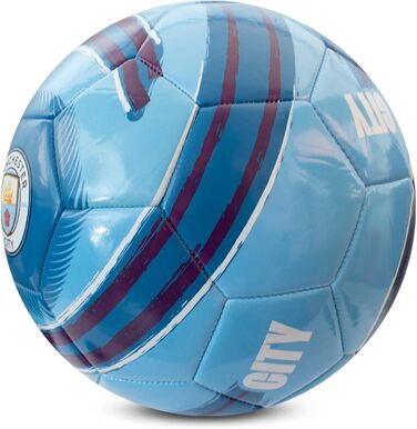 М'яч для футболу Hy-Pro Cyclone | Офіційно ліцензований Манчестер Сіті | Розмір 5 | Тренувальний, ігровий, колекційний | Для дітей та дорослих