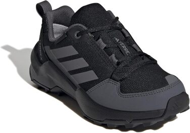 Дитячі трекінгові черевики Adidas Terrex Ax4R RAIN.RDY, 34 EU, чорно-сіро-сірі