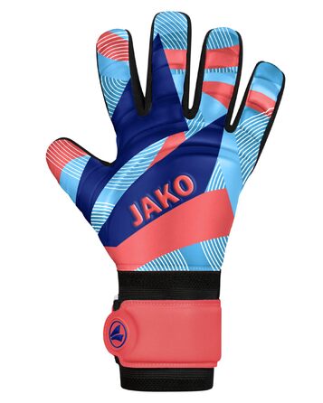 Воротарські рукавички JAKO River Basic RC Kids дитячі корал/блакитний/темно-синій