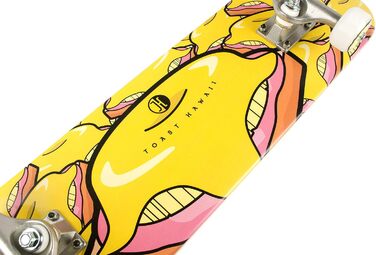 Скейтборд JUCKER HAWAII Tasty Toasts 7.75 дюйма – повний комплект для дітей, підлітків і дорослих, для початківців і професіоналів