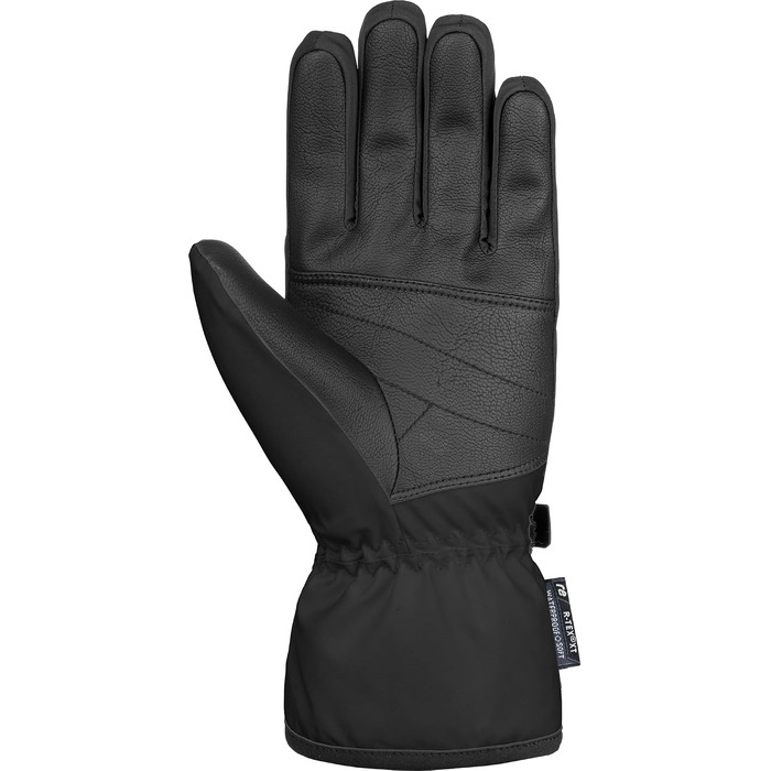 Жіночі зимові рукавички Reusch: теплі та водонепроникні, Softshell, чорні, розмір 8