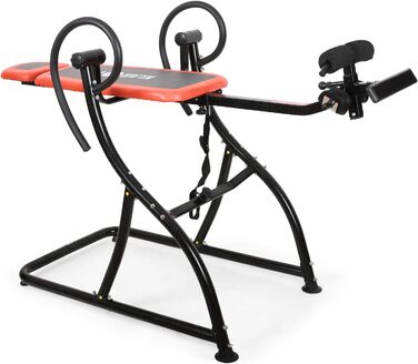 Інверсійний стіл Klarfit Relax Zone Comfort для розтягування хребта, регульований тренажер до 150 кг, для всіх вікових груп, легка збірка