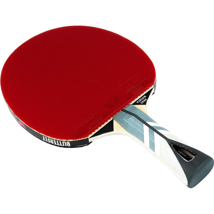 Настільна ракетка Butterfly Timo Boll Vision 1000 ITTF для професіоналів, комплект з чохлом, м'ячами та додатковою ракеткою