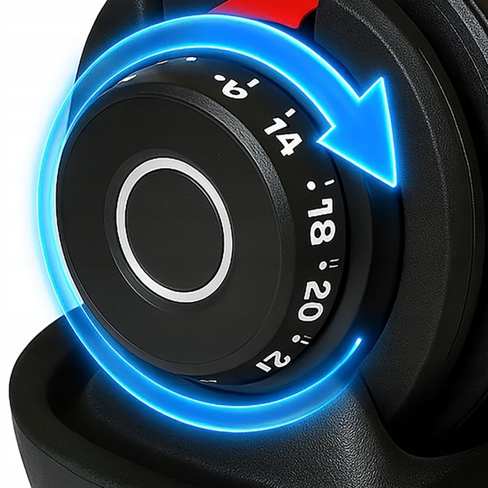 Регульовані чавунні гантелі SportForFun 1 x 24 кг