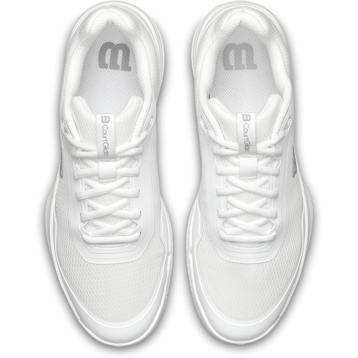 Тенісні кросівки Wilson Courtglide для чоловіків (42 EU, широка колодка, білі)