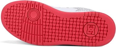 Кросівки DC Shoes Manteca для жінок, білі, чорні, рожеві, 42.5 EU