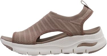 Сандалії Skechers Arch Fit City Catch для жінок (43 EU, Мокка Майлар в'язка)