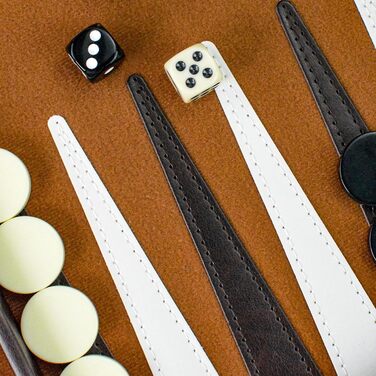 Набір для гри в шашки (бекґеммон) 15' у кейсі, класичний, для дорослих та дітей, з тартановою обкладинкою