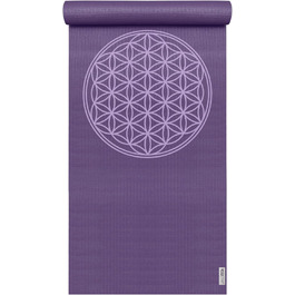 Йога-мат Yogistar Yogimat Basic Фіолетовий «Квітка життя»