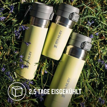 Термос-бутилка Stanley Quick Flip з нержавіючої сталі, 7+ годин холодна, BPA-free, герметична, для води, з кришкою на засувці, можна мити в посудомийці