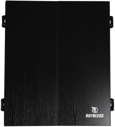 Електронна дартс-дошка Ruthless R500 у шафі, м'які наконечники, 4 комплекти дротиків, 8 гравців, 27 ігор