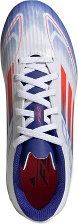 Кросівки футбольні Adidas F50 Pro FG Cloud White/Coral Red/Lucid Blue, 28 EU