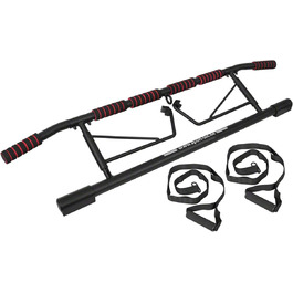 Складаний турнік для дверей Sport-Tec 117x28 см з 2 еспандерами та 2 карабінами