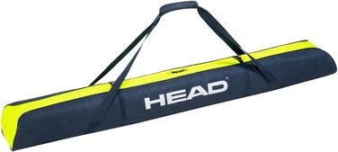 Чохол для лиж HEAD Double Skibag, унісекс, 175 см, синьо-жовтий