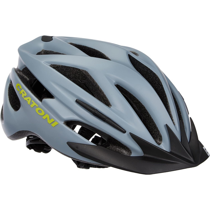 Велошолом Cratoni Pacer сірий для MTB, захисний шолом для велосипеда