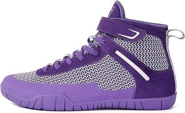 Жіночі борцівські кросівки для боксу з плоскою підошвою (36 EU, Широкі, фіолетові)