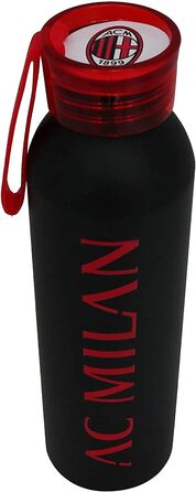 Пляшка для води Giemme Milan 650 мл, алюмінієва, футбольна, AC Milan