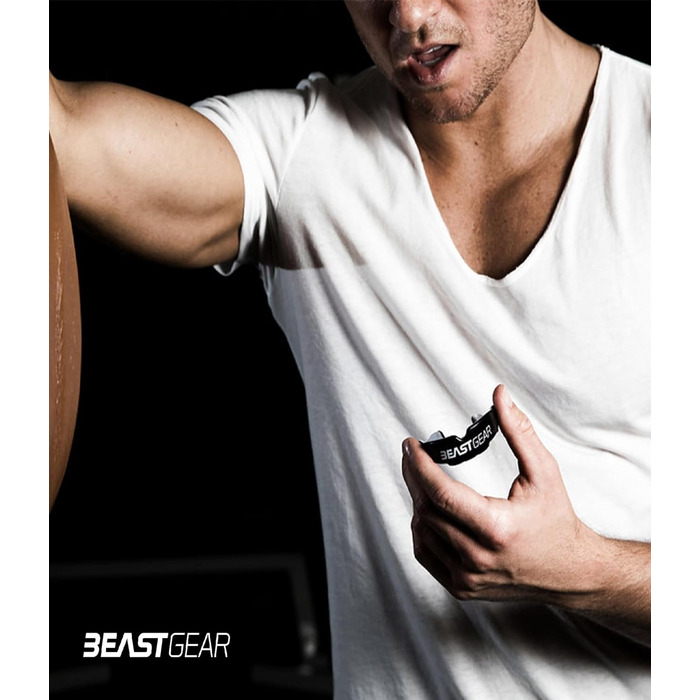 Захист для зубів Beast Gear - для боксу, ММА, регбі, кікбоксингу, дзюдо, карате, хокею та бойових мистецтв. Зручна коробка для зберігання. Захищає зуби, ясна та щелепу.
