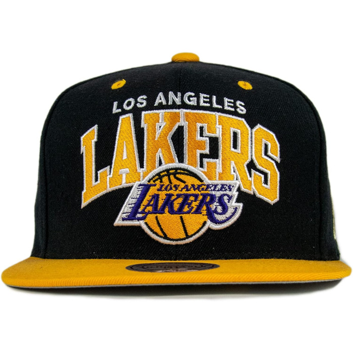 Кепка Mitchell & Ness Team Arch Snapback NBA Los Angeles Lakers, універсальний розмір