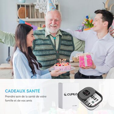 Електричне фут-масажер з підігрівом та функцією бульбашок, з червоним світлом, пемзою та роликами Shiatsu, для педикюру та розслаблення, подарунковий набір