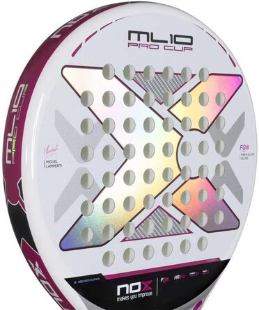 Ракетка для бадмінтону NOX Ml10 Pro Cup Silver Miguel Lamperti 2025