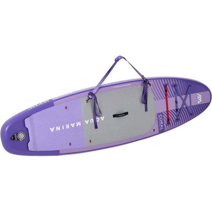 Надувна SUP-дошка Aqua Marina Coral 310 см, фіолетова, для веслування стоячи