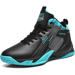 Чоловічі баскетбольні кросівки Bolognifi High Top, спортивне взуття, антиковзаючі, синій, 46 EU