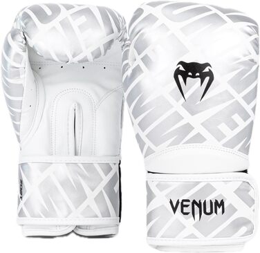 Боксерські рукавички Venum Contender White/Silver 14 Oz, 1.5 XT