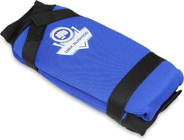 Захист гомілки DBX Bushido Sport Flexibler XL, синій – для тайського боксу, MMA та кікбоксингу, ідеальна посадка