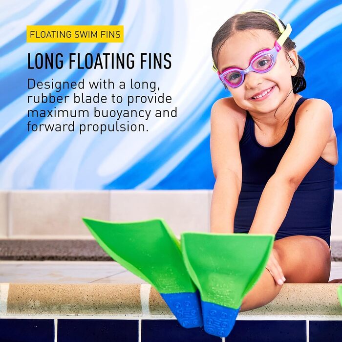Ласти FINIS Long Floating для плавання та снорклінгу, розмір 26-29, плаваючі