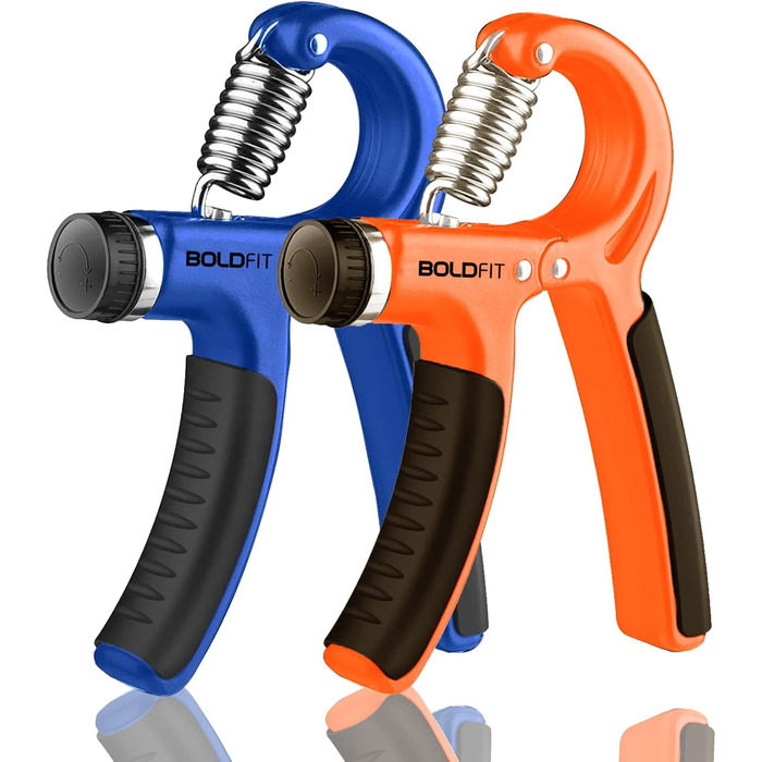 Boldfit Набір для зміцнення хвата 2 шт, 60 кг (Помаранчевий, Синій)