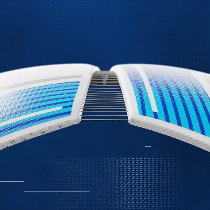 Футбольний м'яч Uhlsport Attack ADDGLUE, тренувальний та ігровий, розмір 5, біло-синій, для юнаків і дорослих, FIFA Basic
