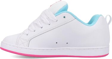 Жіночі кросівки DC Shoes Court Graffik, 40.5 EU, білий, рожевий, блакитний